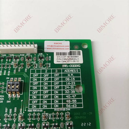 Placa de comunicación para ascensores RSBE PCB DBA26800J1 (1 unidad/lote)