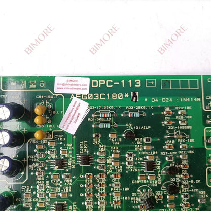 Placa PCB para controlador de ascensor Bimore DPC-113 (1 unidad/lote)
