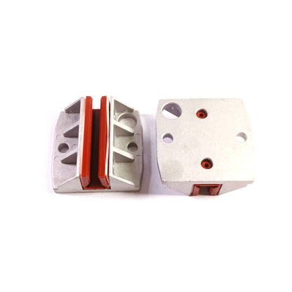 Lote de 10 zapatas guía para contrapeso de ascensor, 59370732, longitud 100 mm, para piezas 5200 y 5500, 100 x 10 y 100 x 16