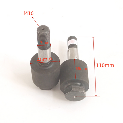 4PCS/LOT Elevator Traction Host Rubber Bolt Lift Spare Parts 110*40 Rubber Section OD 40mm W 35mm Screw L 110mm M16