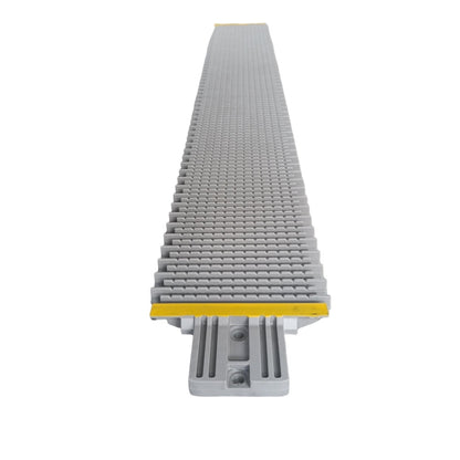 1PC/LOT Escalator Parts Moving Walkway Pallet AL LR1000X-2 Use for SJEC Travelator Components 1128*134*80 Without Yellow Edge L 1128mm W 134mm H 80mm