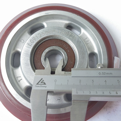 10PCS Elevator High Speed Guide Roller  125x22x6303 125*22*6303 OD125mm W22mm Bearing6303