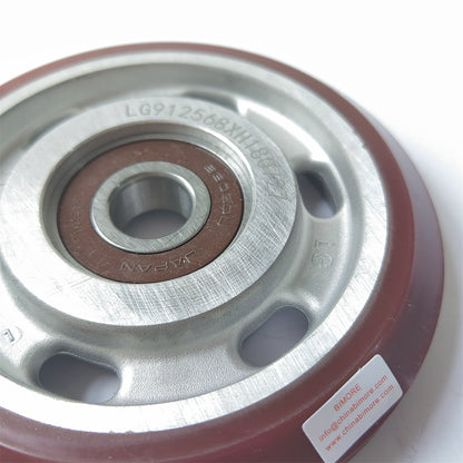 10PCS Elevator High Speed Guide Roller  125x22x6303 125*22*6303 OD125mm W22mm Bearing6303