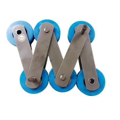 Escalator Parts Step Chain DEE3685363 Pitch 133.33mm Roller 75*23.5 Plate W 35mm Pin D 12.8mm L 74.5mm Customize