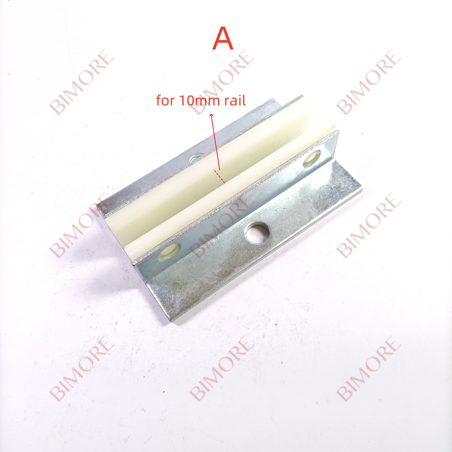 Lote de 4 zapatas guía para contrapeso de elevador DX4D (largo x ancho x alto): 140 mm, ancho x 92 mm, altura x 33 mm, para reemplazo de 10/16 mm.
