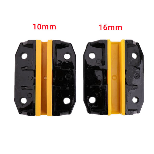 Lote de 4 zapatas guía para contrapeso de ascensor, longitud 140 mm, para 10/16 mm