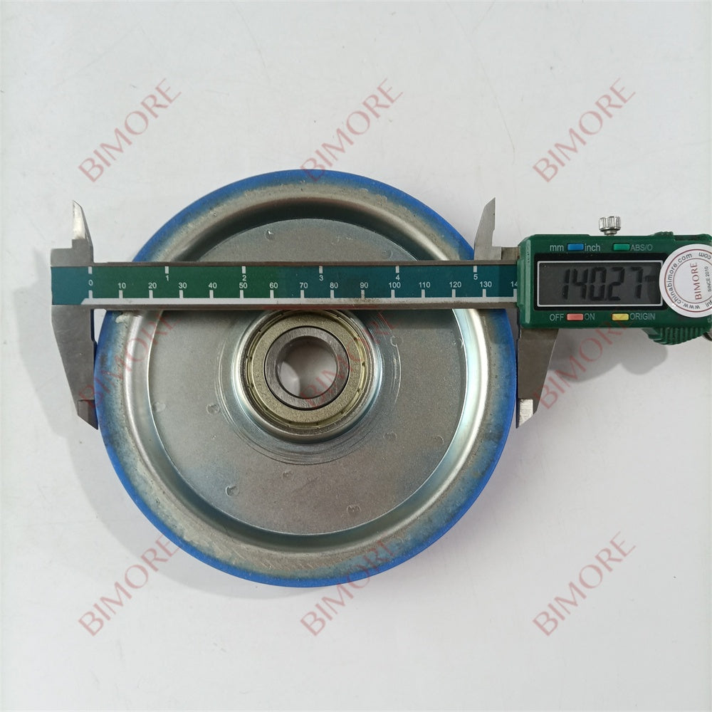 10PCS/LOT Elevator Door Rope Roller OD140mm W20mm 6204 Blue 140*20*6204