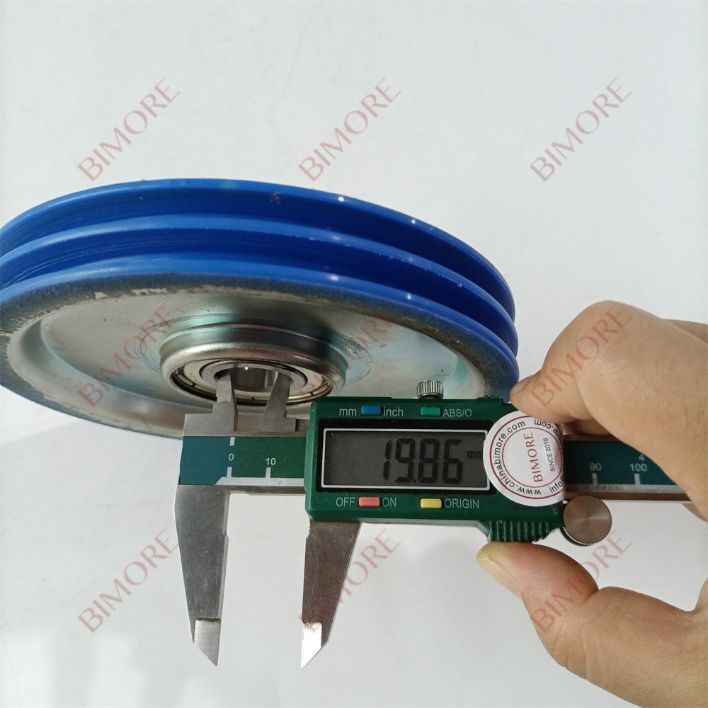 10PCS/LOT Elevator Door Rope Roller OD140mm W20mm 6204 Blue 140*20*6204