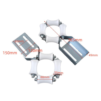 1PC/LOT Elevator Guide Wheel Compensation Chain Guide Device White Nylon 55*88*6201 L385mm