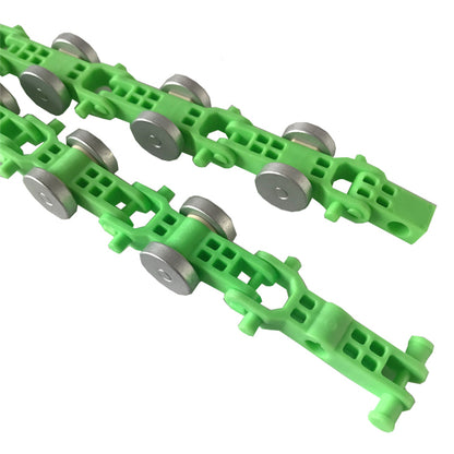 4PCS/LOT Escalator Handrail Newel Chain 17 Pairs of Double Bearing