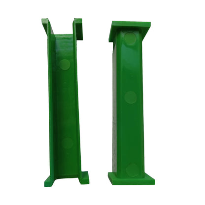 10pcs W=16MM Elevator Guide Shoe Insert Length 130mm Groove Width 16mm