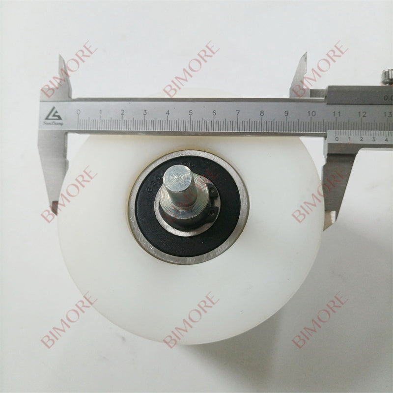 Lote de 4 rodillos para escalera mecánica 1709066500, diámetro exterior de 110 mm, altura de 60 mm, rodamiento 6304 para correa L1841