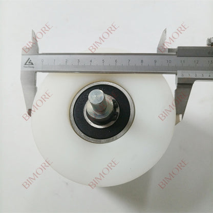 Lote de 4 rodillos para escalera mecánica 1709066500, diámetro exterior de 110 mm, altura de 60 mm, rodamiento 6304 para correa L1841