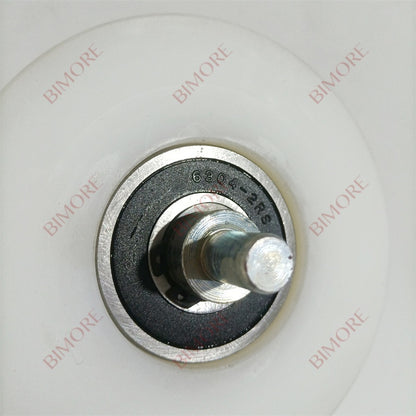 Lote de 4 rodillos para escalera mecánica 1709066500, diámetro exterior de 110 mm, altura de 60 mm, rodamiento 6304 para correa L1841