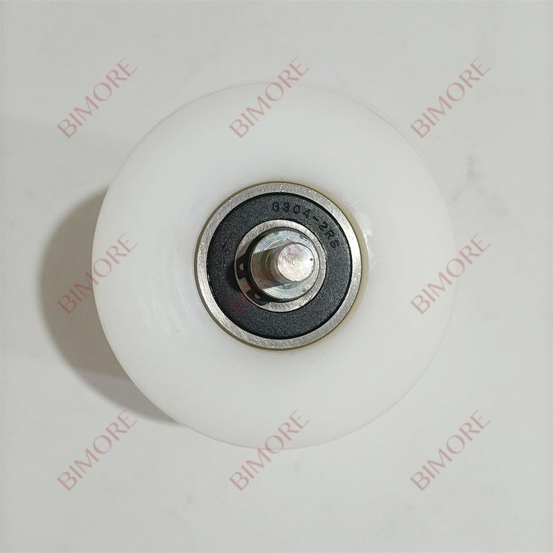 Lote de 4 rodillos para escalera mecánica 1709066500, diámetro exterior de 110 mm, altura de 60 mm, rodamiento 6304 para correa L1841