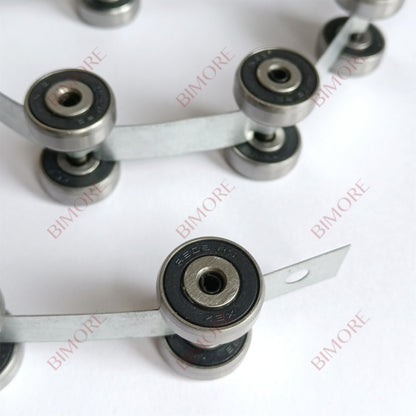 4PCS/LOT Escalator Newel Rotary Chain 1737525800 24 pairs of bearing wheels 608