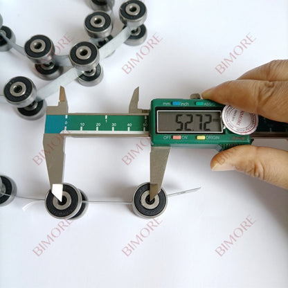 4PCS/LOT Escalator Newel Rotary Chain 1737525800 24 pairs of bearing wheels 608