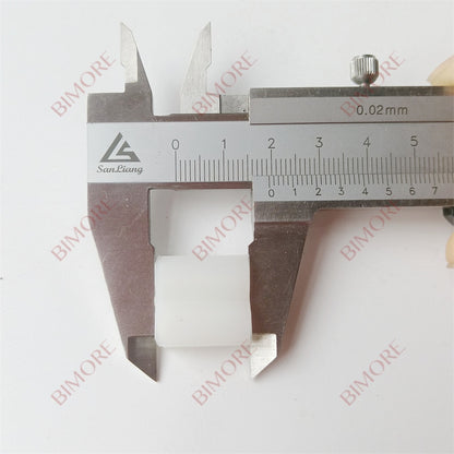 Lote de 100 unidades de deslizadores de elevador BIMORE 300P V30 5400 (largo x ancho x alto): 19,5 mm, ancho x 19 mm, altura x 10 mm.