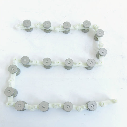 1PCS Escalators Reverse Chain 16 Pairs Rollers OD24mm Escalator Handrail Newel Chain