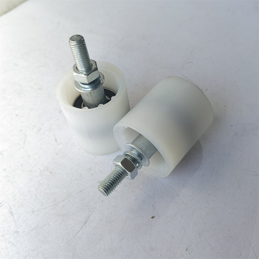 20pcs GAA456DG10 OD50mm W55mm 6203 Escalator Guide Roller with Axle 50*55*6203 M10