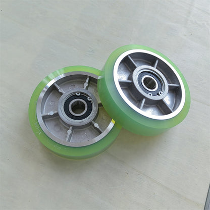 10PCS Escalator Guide Shoe Wheel  120*30*6203 Escalator Handrail Tension Wheel OD120mm W30mm Bearing 6203 XAA456CC