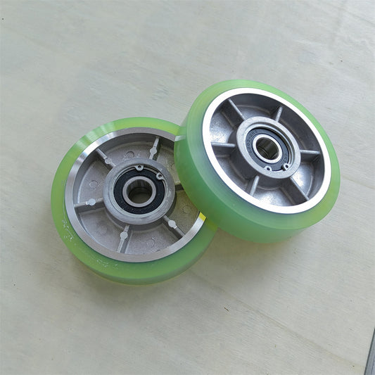 10PCS Escalator Guide Shoe Wheel  120*30*6203 Escalator Handrail Tension Wheel OD120mm W30mm Bearing 6203 XAA456CC