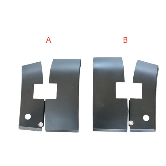 1PC/LOT Escalator Parts Moving Sidewalk Handrail Inlet Frontplate Metal Protective Cover With Round Hole ID 30mm Left/Right