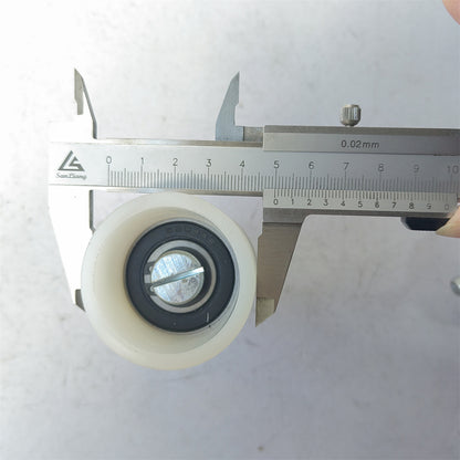 20pcs GAA456DG10 OD50mm W55mm 6203 Escalator Guide Roller with Axle 50*55*6203 M10