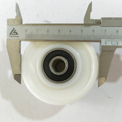 10PCS 70*35*6201 GAA456DJ Elevator Door Hanger Roller Green Wheel OD70MM H35MM Bearing 6201