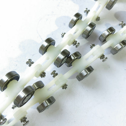 1PCS Escalator Newel Chain 17 Bearings 609RS Pitch 60MM Whit Bolt and Nut Escalator Parts