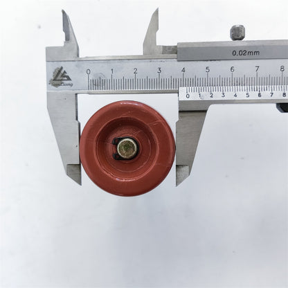 10pcs 42*19*M12 Elevator Door Lock Roller Lift Red Roller