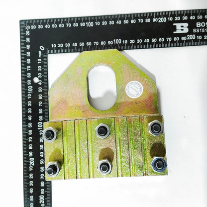1pc Elevator Rope Clamping Plate 6 Slots Can Hold 8-13mm Wire Rope  Lift Spare Parts 1set