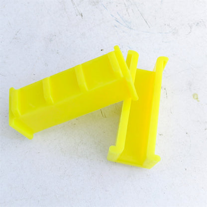 10pc 100*16 Elevator Guide Shoe Insert Yellow Insert Length 100mm Groove Width 16mm Lift Guide Shoe