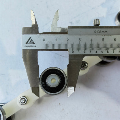 1PCS Escalator Newel Chain 17 Bearings 609RS Pitch 60MM Whit Bolt and Nut Escalator Parts