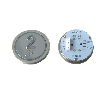 10pcs Elevator Parts MVLA3-1 Elevator Button Can Replace  A4N83542 White Light Lift Button