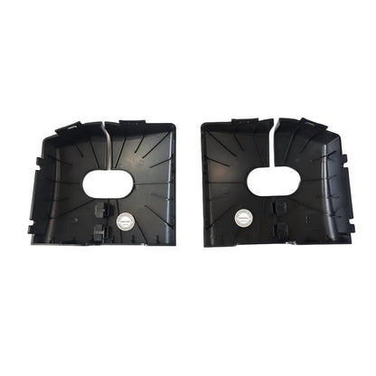 2PCS/LOT Escalator Parts Moving Walkway Handrail Inlet Frontplate Metal Protective Cover Left/Right 20664184 20664185 Use for Canny Escalators Parts