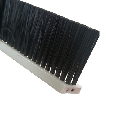 Escalator Parts Single-row Skirt Deflector Brush 12.5*42 W 12.5mm H 42mm With Aluminum Alloy Base Customize
