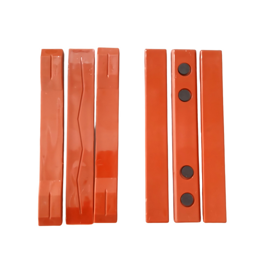 10SETS/LOT DXP126-08 Elevator High-speed Guide Shoe 3 in 1 Insert Nylon Red Lining 4 Beans 230*10 230*16 L 230mm for 10mm 16mm Rail Lift Parts