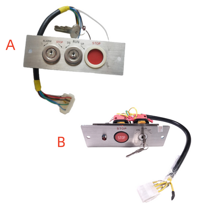 2 piezas/lote Bloqueo de Esalator Interruptor de parada de emergencia Bloqueo de energía
