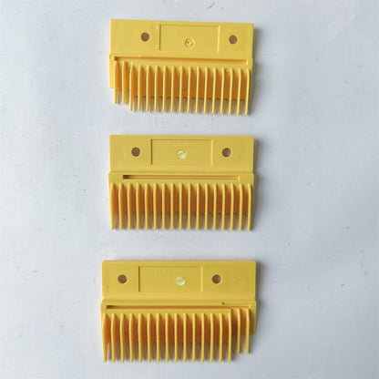 50pcs Escalator Comb DSA2000168-L DSA2000169-M DSA2000168-R Escalator Plastic Yellow Comb