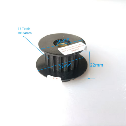 5PCS/LOT Elevator Door Motor Pulley Belt Roller 16T 37*22 mm for 3300 3600 Lift Door Machine Accessories Parts Wheel OD 37mm