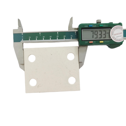 10PCS/LOT 3300 3600 Elevator Guide Shoe 65*10 Shim L 80mm W 65mm White Pad 85*65 Lift 10mm Guide Rail Parts