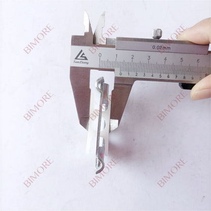 Lote de 20 guías deslizantes para puertas de ascensor BIMORE (largo 60 mm, alto 48 mm) para accesorios 3300