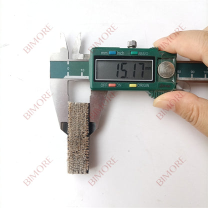 100 piezas/lote FAA470E 50*15 corredera de puerta de ascensor de fieltro para sótano (largo 50 mm, ancho 14 mm, alto 15 mm)