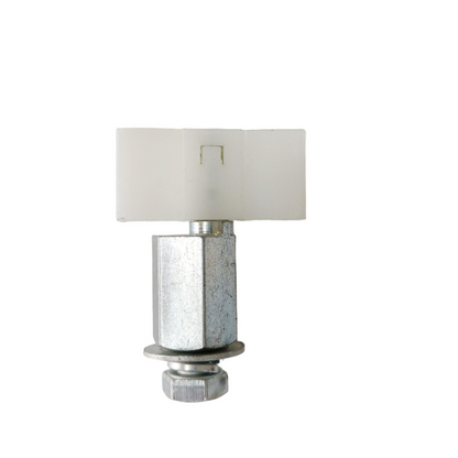 Lote de 50 correderas para puerta de ascensor BIMORE, longitud 40 mm, altura 58 mm.