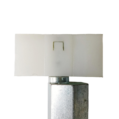 Lote de 50 correderas para puerta de ascensor BIMORE, longitud 40 mm, altura 58 mm.