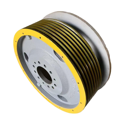 1PC/LOT Elevator Host Traction Wheel 410x7x10 Roller OD 410mm 7 Grooves For Lift 10mm Wire Rope