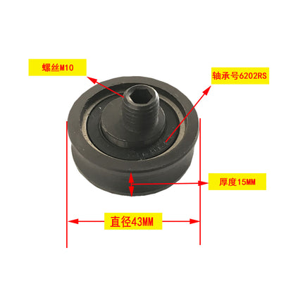 20PCS/LOT Elevator Eccentric Door Hanger Roller 3201.05.0058/C 43*16*6202 OD 43mm W 16mm