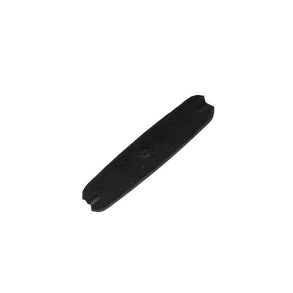 Lote de 100 deslizadores de puerta de ascensor para sótano, de goma, longitud: 50 mm, ancho: 11,5 mm, alto: 13 mm.