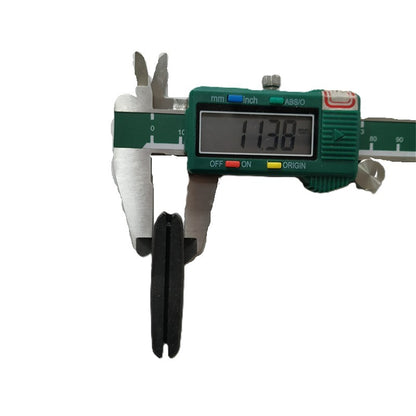 Lote de 100 deslizadores de puerta de ascensor para sótano, de goma, longitud: 50 mm, ancho: 11,5 mm, alto: 13 mm.